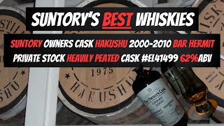 Suntory's Best Whiskies - Suntory Owners Cask Hakushu 2000 -2010 Heavily Peated Cask #EL41499 62%abv