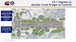 CO 7 Seg. A: Boulder Creek Bridges to Foothills (Video Series | 5 out of 9)