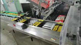 Automatic box packing and hot glue sealing machine