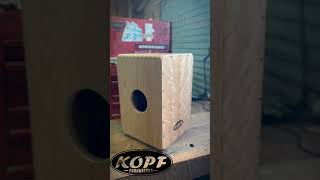 Cherry Cajón with Curly Cherry Tapas | American ToneWood Series #drums #cajondrum #kopfpercussion #d