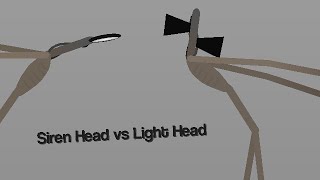 Siren Head vs Light Head Part 1