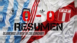 Argentina vs Peru 0 0 RESUMEN EMPATE HD