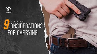 9 Considerations for Everyday Concealed Carry - TIPS