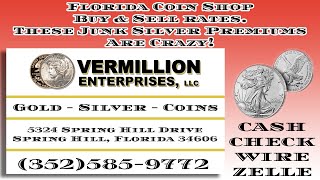 Florida Coin Shop Buy & Sell Rates | These Junk Silver Premiums Are Crazy | Foreign Gold Is Back!