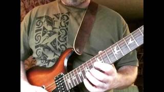 The Jimi Hendrix catch and release lick, i.e. the double bend - PRS S2 Mira