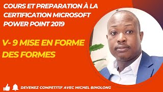 Mise en forme des formes sur Powerpoint 2019