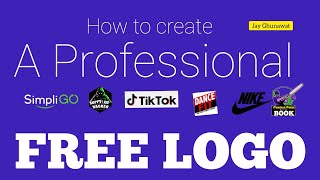 How to create professional logo for free 2023 | free me logo kaise bnaye ? @JayGhunawatOfficial