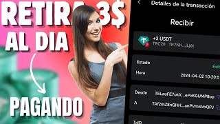 RECIBE 3$ AL DIA ✅PÁGINA PAGANDO MÁS DEL 20% AL DIA 🔥 RETIROS AL INSTANTE