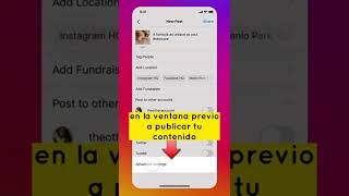 Ahora puedes #programar tus posts directamente desde #Instagram.  #tip #hack