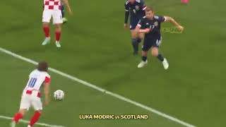 luka modric goal against scotland