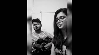 Dariye Acho Tumi Amar Ganer Opare 🖤#viral #duet #shorts #rabindrasangeet