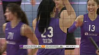 AU Pro Volleyball Game 3: Dixon block S3