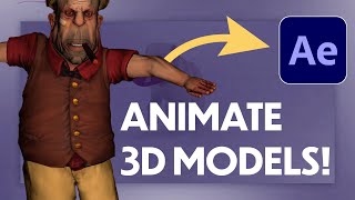 NEW 3D Feature in After Effects - Animated 3D Models!