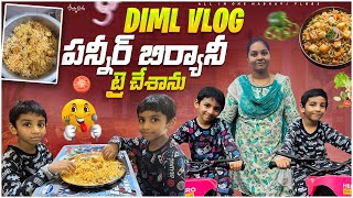 Paneer Biryani చేశాను..|| DIML Vlog || All in one Madhavi