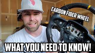 Carbon Fiber Steering Wheels - What you NEED to KNOW BEFORE purchasing!