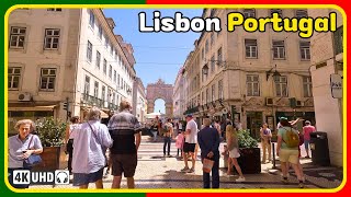 🇵🇹 [4K WALK] Lisbon City Walk Summer 2024