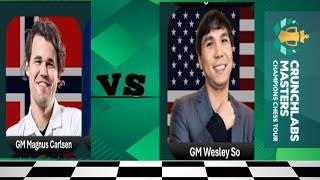 Magnus Carlsen Vs Wesley So ||  Crunchlabs  Masters Champions Chess 2024