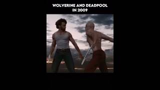 Wolverine and Deadpool then vs now 🤯🔥 #wolverine #deadpool  #marvel #byebyebye #shorts