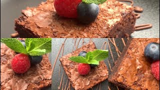 BEST FUDGY BROWNIE RECIPE | EASY CHOCOLATE BROWNIE RECIPE | NUTELLA BROWNIE | PERFECT FUDGY BROWNIE