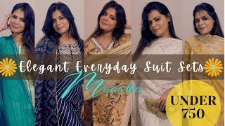 Meesho Under 750 🤩 Everyday Beautiful Kurta Sets 💜#meeshofinds #kurtasethaul #haulvideo