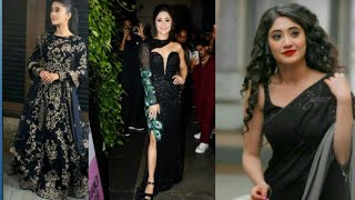 Nayra(shivangi joshi)Black dress look