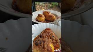 এত সুন্দর ওয়েদারে ডিমের কষা দিয়ে ভাত জমে গেল 😋