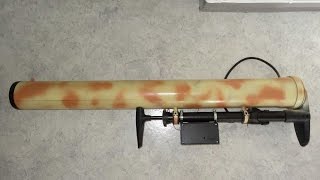 Luftdruck NERF-Panzerfaust / homemade air pressure bazooka