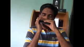 Itna na  mujhse to pyar badha  on harmonica by Prashant Bhosle