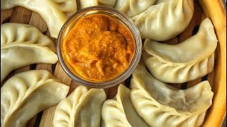 Nepali style chicken Momo Recipe/  चिसो मैसमा तातो तातो र पिरो म:म /samanavlog/ yummy spicy/