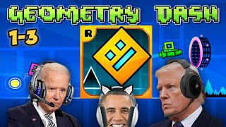 US Presidents Play Geometry Dash 1-3