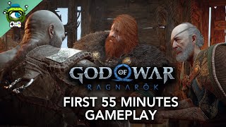 God of War Ragnarok | First 55 Minutes in the Throes of Fimbulwinter! [4K @ 60 FPS] - No Commentary