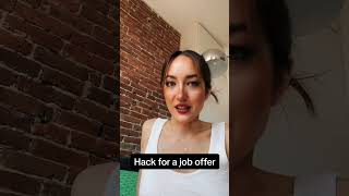 Use Sera's Hack for Getting a Job Offer 🤫