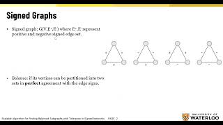 KDD2024 - Scalable Algorithm for Finding Balanced Subgraphs with Tolerance in Signed Networks