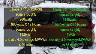 Charging the Chevrolet BOLT EV with a regular power outlet. How to get the most out of Level 1 power