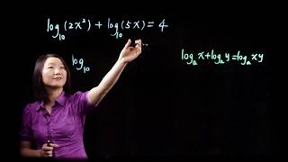 Solving Logarithmic Equations