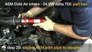 AEM Cold Air Intake System for 1.9L VW Jetta & Golf TDI - Part 2