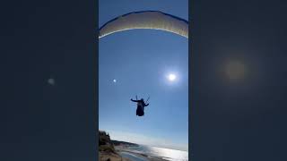 Paraglider top landing