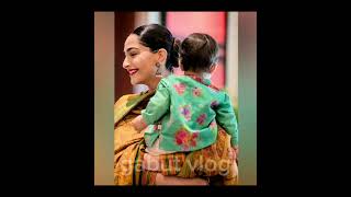 Cute Moments Sonam Kapoor's with his Son Vayu💋💋💛