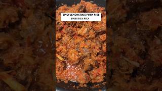 SPICY LEMONGRASS PORK RIBS [BABI RICA RICA] #porkribs #lemongrass