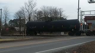 Delmarva Central Railroad in Delmar yard 2/8/22 Danny b. video