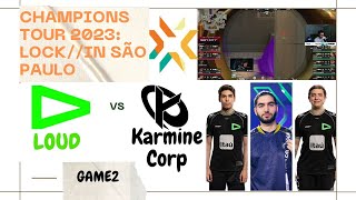 Sen Tarik Reaction Karmine Crop vs LOUD GAME2 VCT 2023 LOCK//IN São Paulo  #valorant  #karminecorp