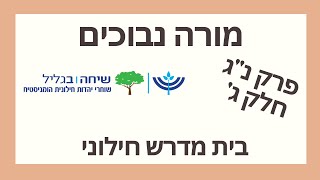 חלק ג פרק נג אחד לפני אחרון - קוראים מורה נבוכים