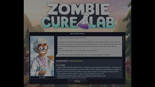 How the sound of pre-alpha game Zombie Cure Lab sounds like right now.