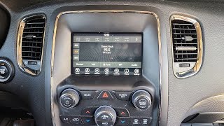 How to Remove Radio / Touch Screen / Navigation from Dodge Durango 2018 for Repair.