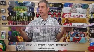 Ride 2017 Compact Ladies Snowboard Preview