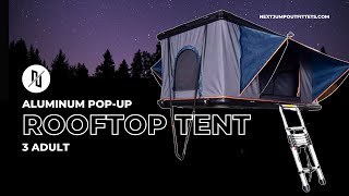 Unboxing The NEW Next Jump Aluminum Pop-Up (3-adult) Roof Top Tent