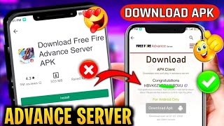 HOW TO DOWNLOAD FREEFIRE ADVANCE SERVER || FREEFIRE ADVANCE SERVER REGISTRATION|| GARENA FREEFIRE||