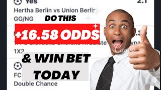 TODAY FOOTBALL WINNING TIPS || WINS DOUBLE CHANCE AND GOALS || #sportybet #bettingtips #todaystips