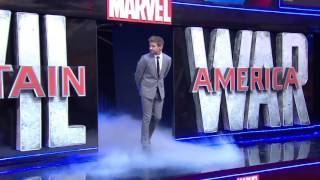 CAPTAIN AMERICA CIVIL WAR European Premiere  #3 B Roll Footage 2016 Marvel Movie HD