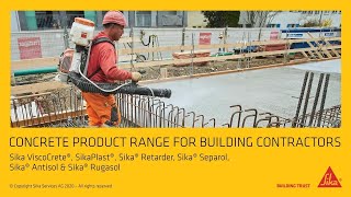 Sika Concrete Product Range for Building Contractors